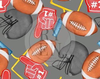 Football Fan Digital Download Seamless File