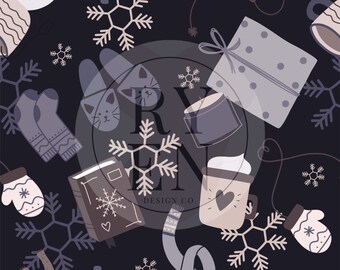 Cozy Winter Digital Download Seamless File
