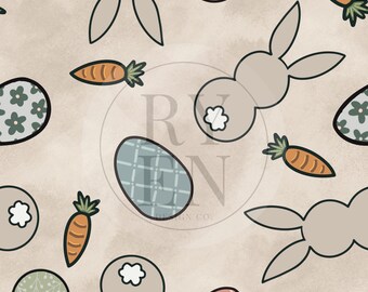 Pastel Easter Eggs 3D Seamless File, Repeating Seamless Pattern Design ...