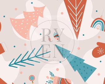 Winter Dream Digital Download Seamless File