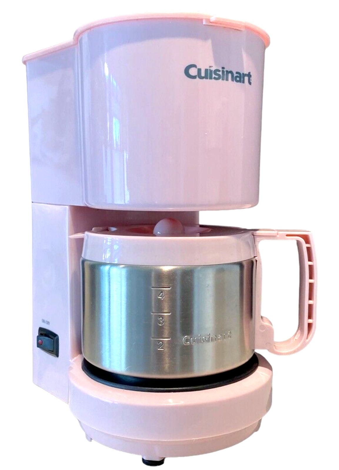 Cuisinart Coffee Maker Pot Pink 4-Cup Breast Cancer Awareness DCC-450,  Tested