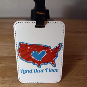 Land That I Love Luggage Tag