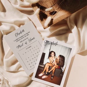 Modern Bridesmaid Proposal Card Template, Printable Minimalist Will You Be My Bridesmaid, Maid of Honor DIY, Bridesmaid Gift Wedding Letter