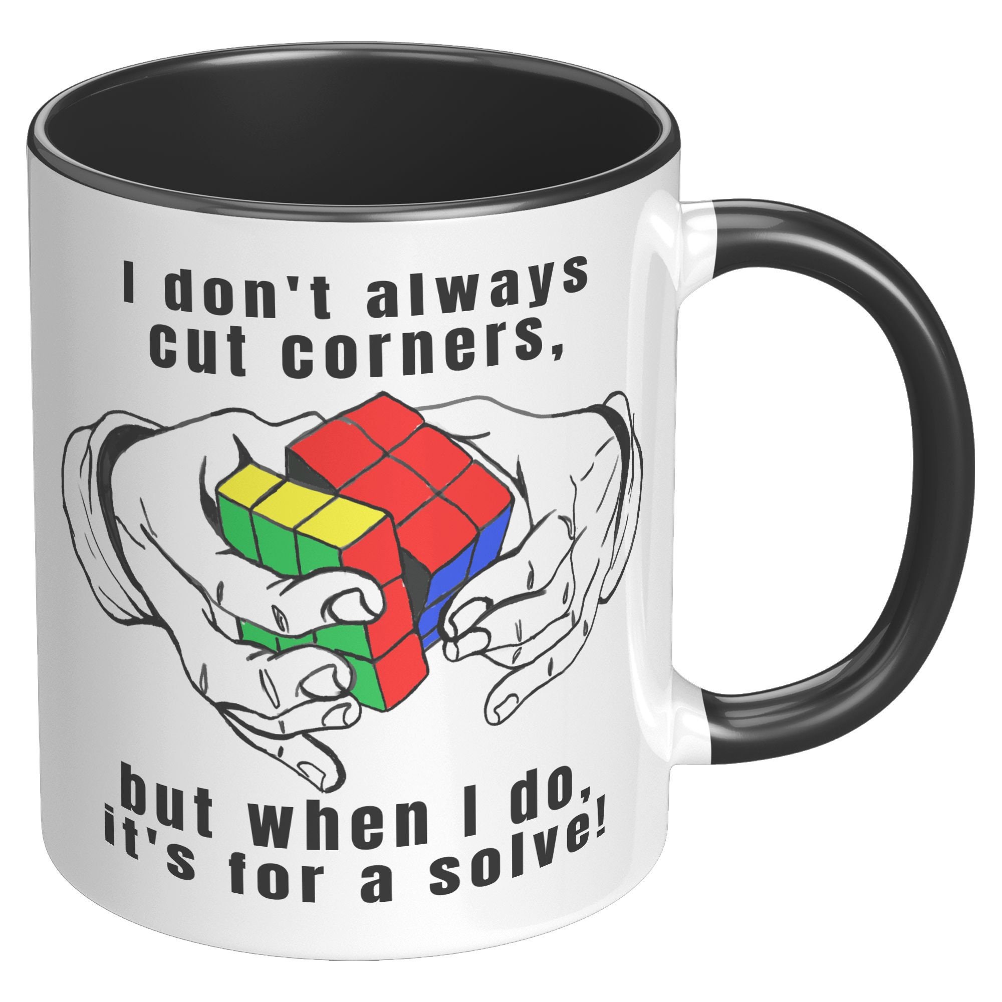 Ceramic Mug Rubik's Cube Addicted Funny Coffee Mug Gift - Etsy