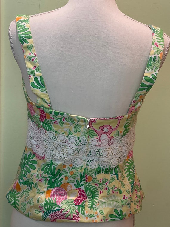 Vintage Lilly Pulitzer White Label Top - image 2