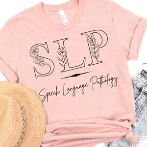 Speech Language Pathology T-Shirt, Minimalist Design, SLP Shirt, Proud SLP, Speech Therapy Shirt, SLP Apparel, Speech Pathologist, Speech