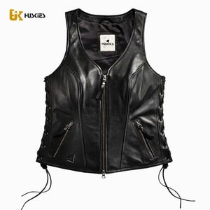 Leather Vest | Moto Racer - Women | Pre-Order