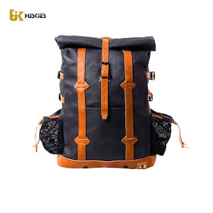 Mochila de cuero - Lona encerada - Yorkshire / Reserva