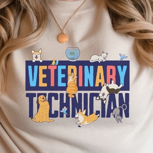 Vet Tech Sweatshirt Vet Tech Week Gift Veterinary Technician Sweatshirt Graduation Gift for Vet Tech Sweatshirt Veterinary Nurse Shirt