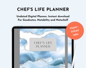 Chef's Life Digital Planner GoodNotes Planner Notability Planner Noteshelf Planner Cooking Planner Digital Planner Download Recipe Journal