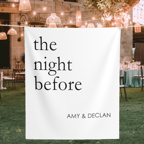 Rehearsal Dinner Photo Booth Backdrop Personalized Rehearsal Etsy