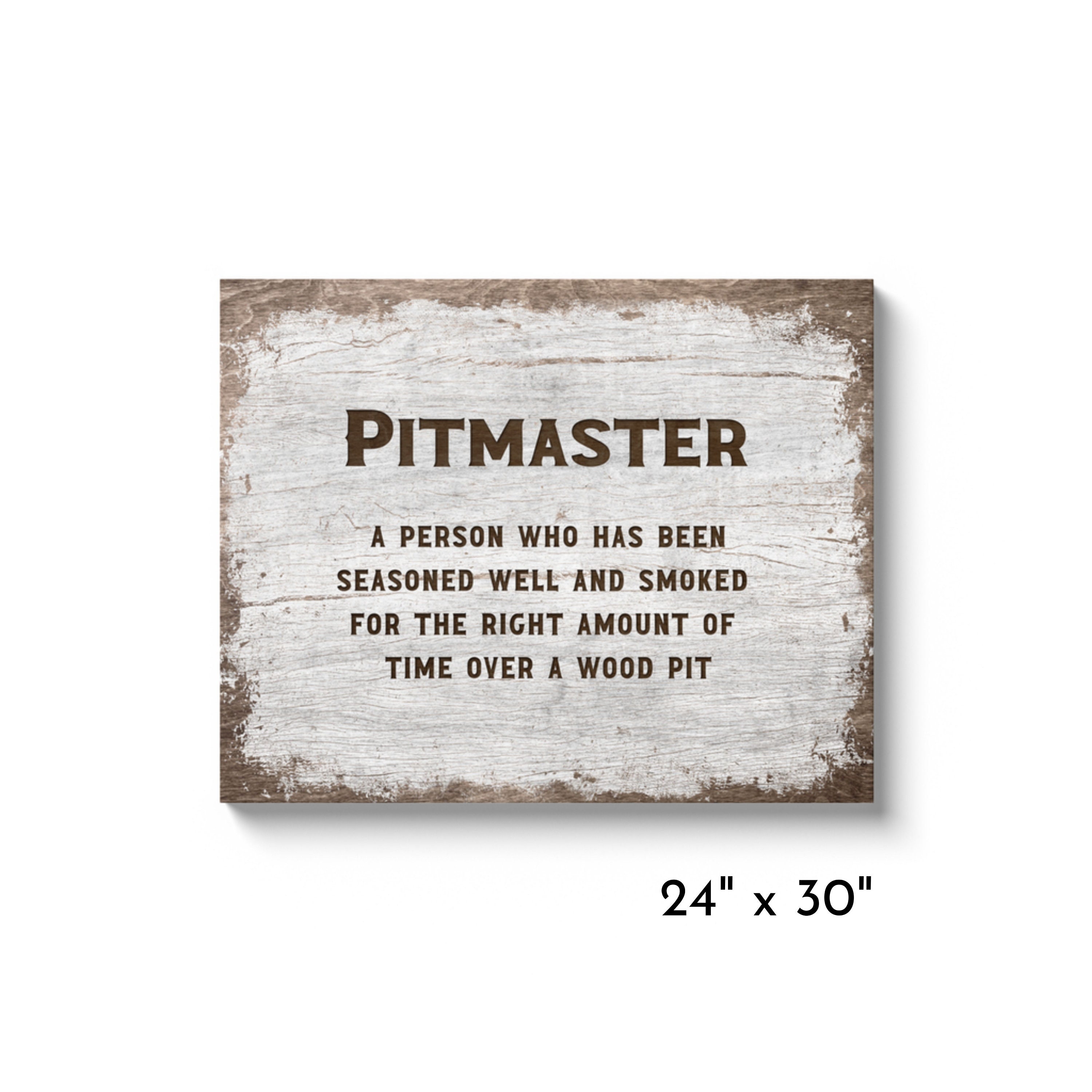 Pitmaster Icon Pitmaster Sign Funny Bbq Sign Canvas Bbq Sign Canvas Barbecue Sign ...