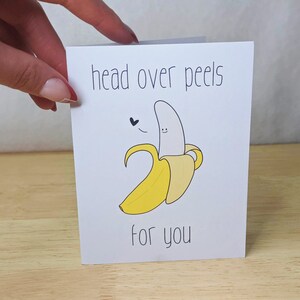 de voeux | Blague à la banane | Saint-Valentin drôle | Jolie carte