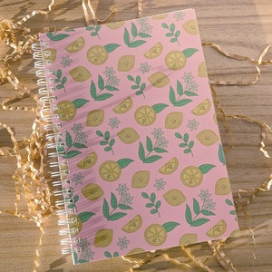 Reusable Sticker Book | Lemon Pattern A5 Sticker Collection Album | Sticker Organization
