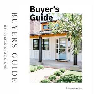 Buyers Guide Brochure Editable Buyer Template for Real - Etsy