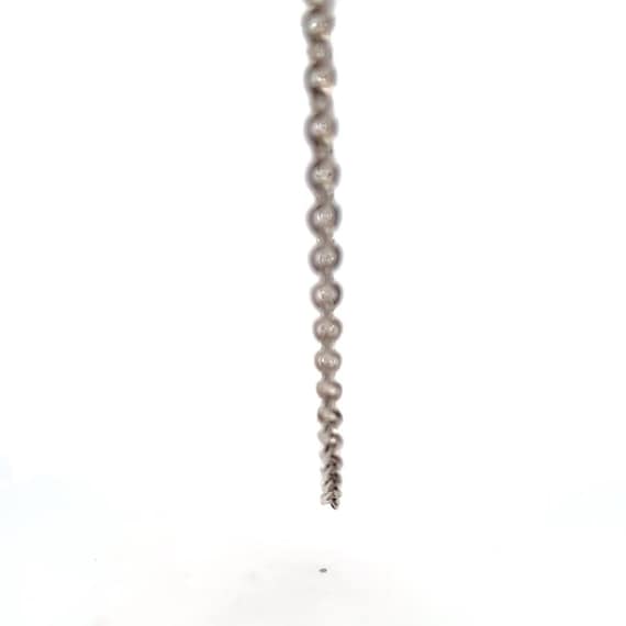 Solid 5mm Cable Chain .999  Pure Silver Necklace … - image 3