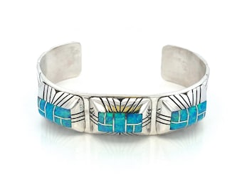 Navajo Engraved Bangle by B.Webb / ナバホエングレイブド