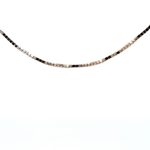 Adjustable 1.5mm Solid 925 Sterling Silver Box Ch… - image 2