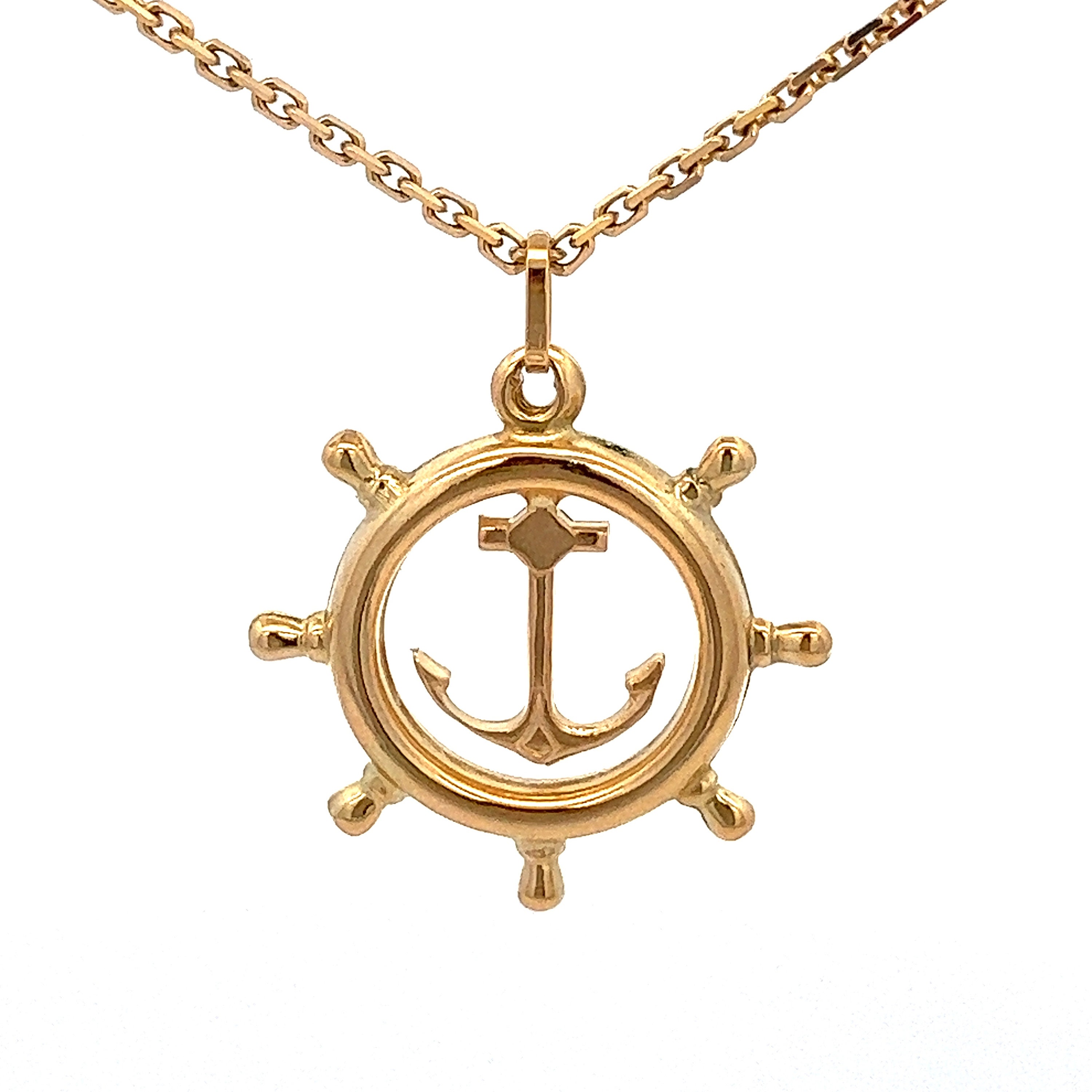 Ship Wheel Charm 