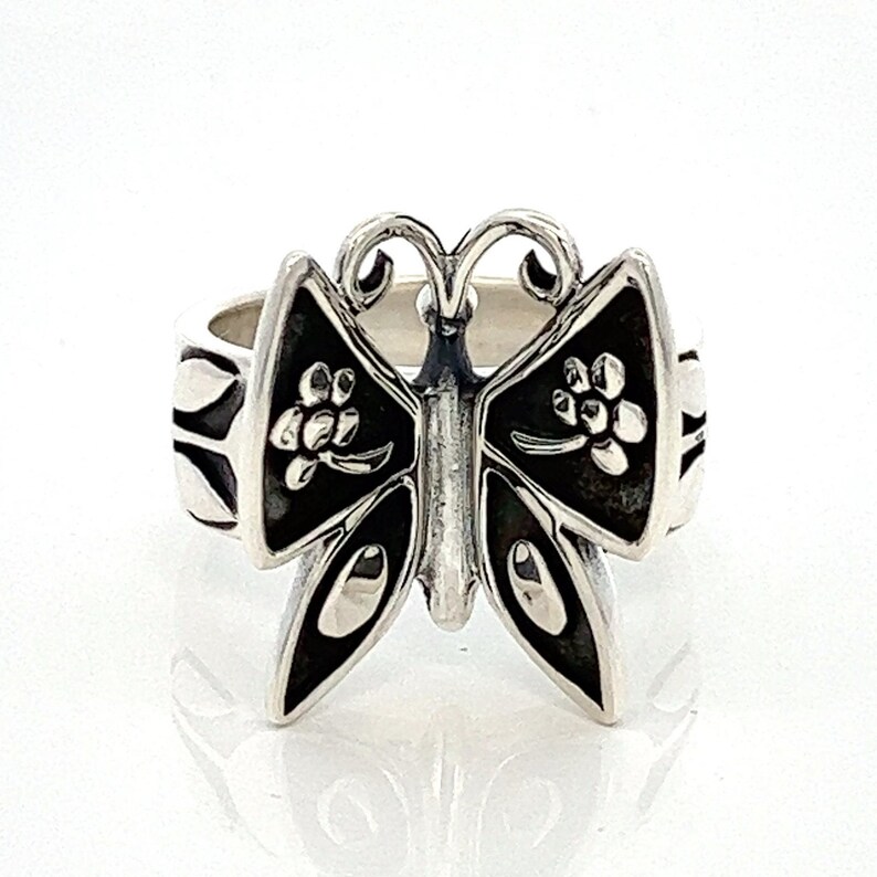 Designer James Avery Mariposa Butterfly Sterling Silver Ring Etsy