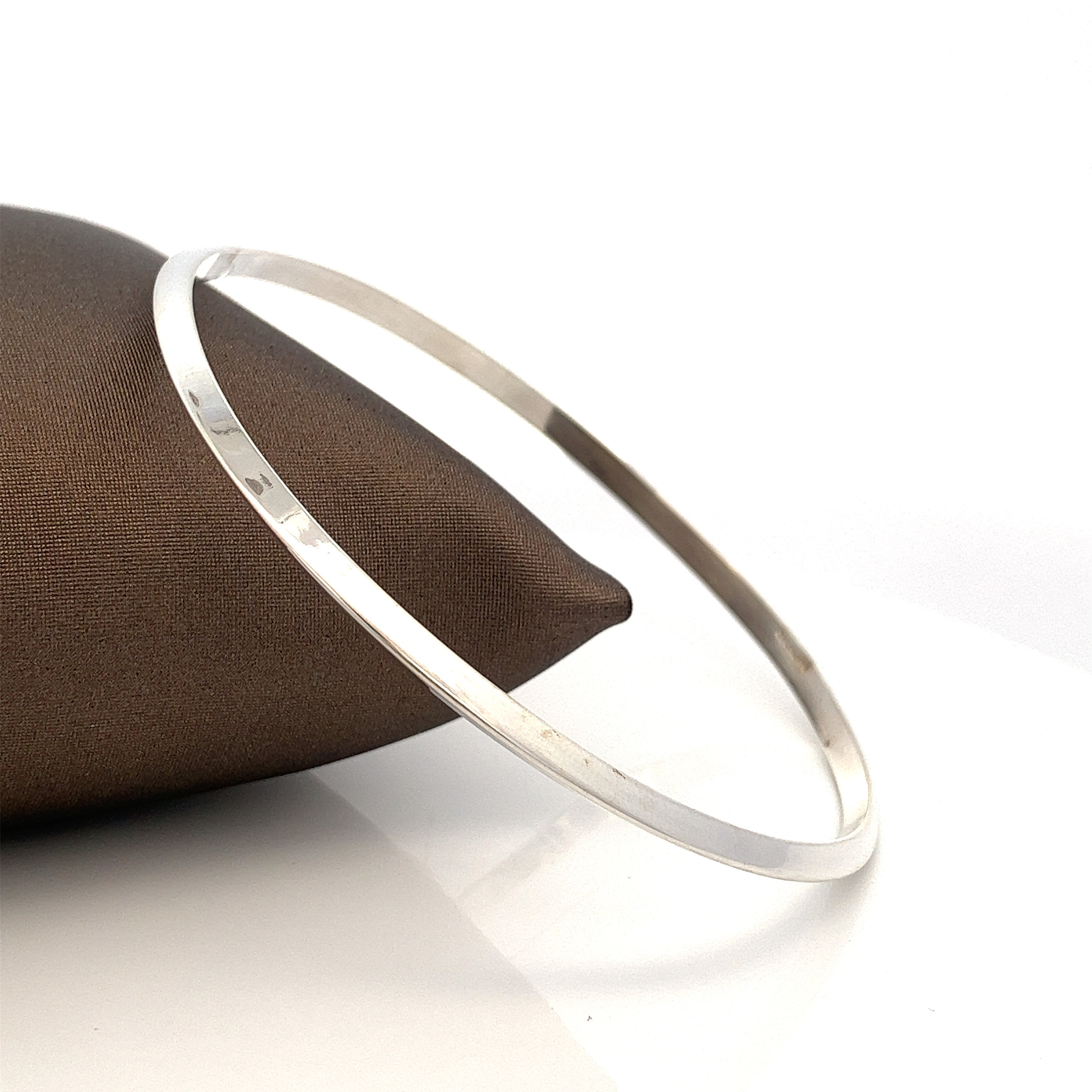 本革！Stingle Bangleボルドー Silver 925 Sterling Silver 7mm Solid Swirl Paisley Carved Thick Bangle