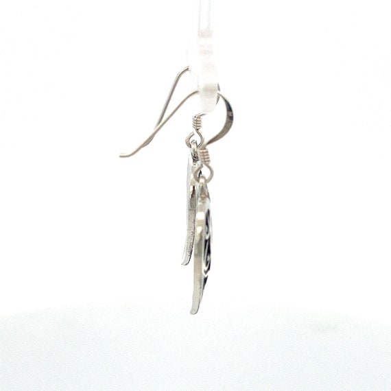 Open Hearts with Scroll Design Sterling Silver Da… - image 5