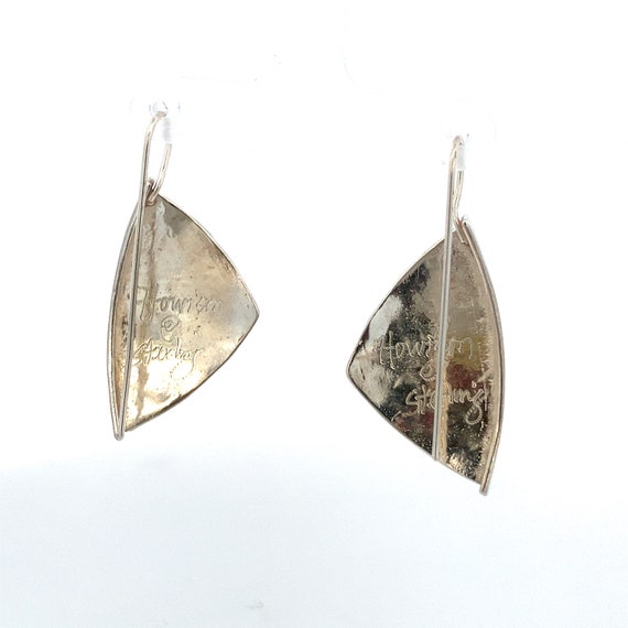 Handmade Modern Geometric, Triangular, Sterling S… - image 5