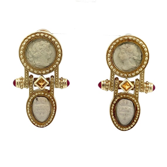 Chanel chanel earrings lava - Gem