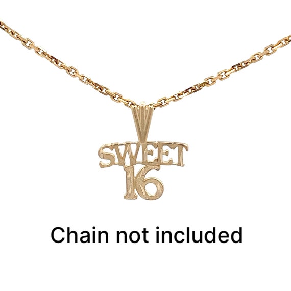 Sweet 16 Pendant Charm ~ Vintage Michael Anthony … - image 2