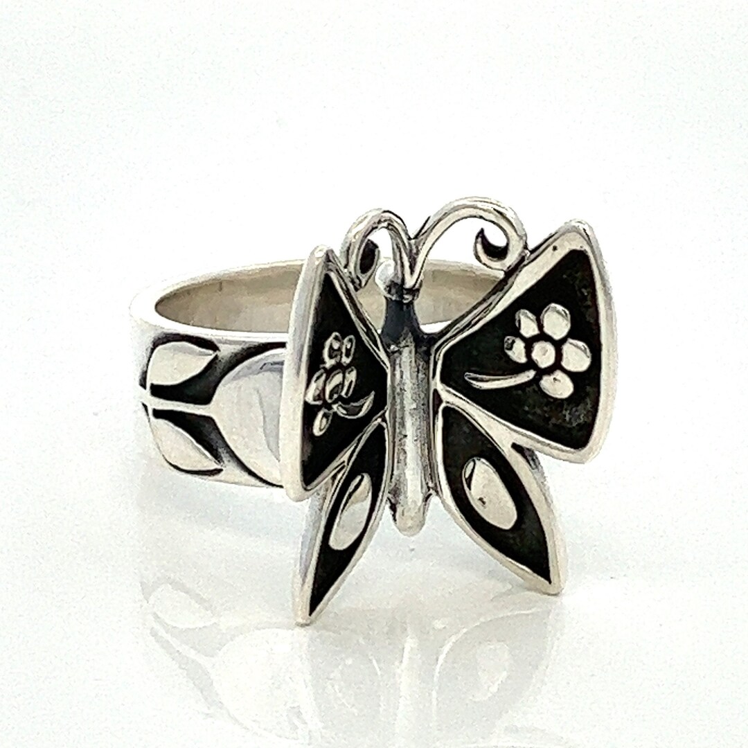 Designer James Avery Mariposa Butterfly Sterling Silver Ring Etsy