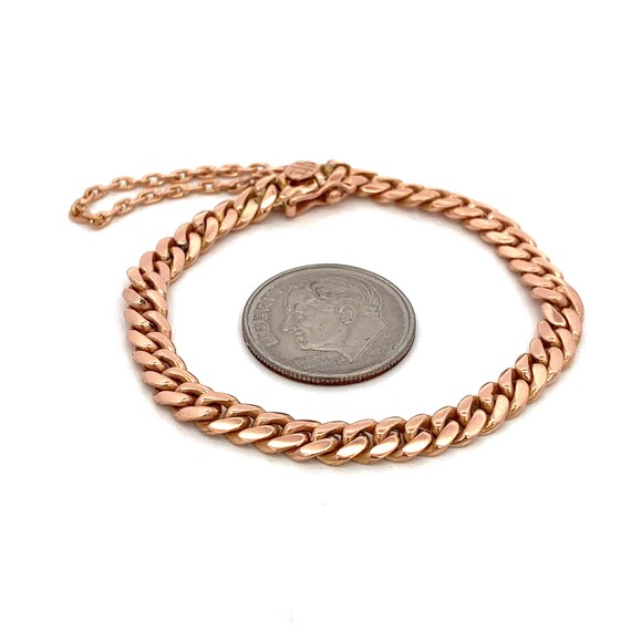 Baby, Child's Bracelet ~ Solid 18Kt Rose Gold  Op… - image 4