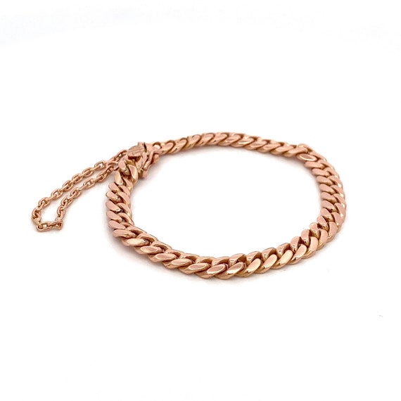 Baby, Child's Bracelet ~ Solid 18Kt Rose Gold  Op… - image 2