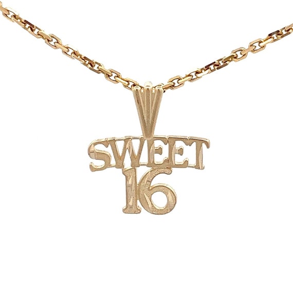 Sweet 16 Pendant Charm ~ Vintage Michael Anthony … - image 1