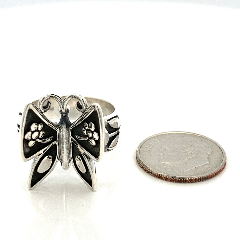 Designer James Avery Mariposa Butterfly Sterling Silver Ring Etsy