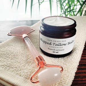 Organic Whipped Tallow Balm Blend | Grass-fed & Finished Tallow Blended with Carrier Oil