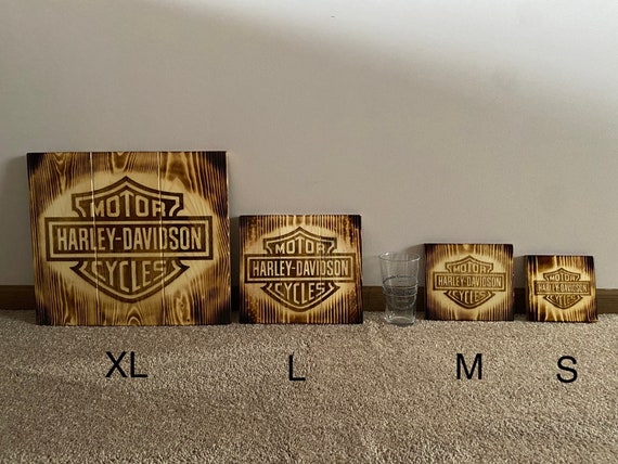 HARLEY壁掛け　木製 ハーレーダビッドソン HARLEY DAVIDSON 壁掛け 木製装飾