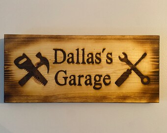 Personalized Garage Sign (Free Shipping)