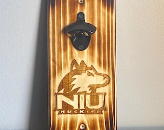 NIU Wall Mounted Bottle Opener - Northern Illinois University