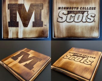 Official Monmouth College Coasters - Set of 4