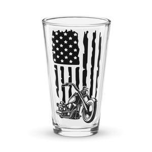 Motorcycle Pint Glass
