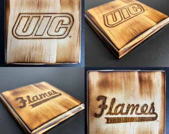 University of Illinois Chicago ("UIC") Coasters - Set of 4