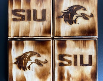 SIU Coasters - Set of 4 - Southern Illinois University