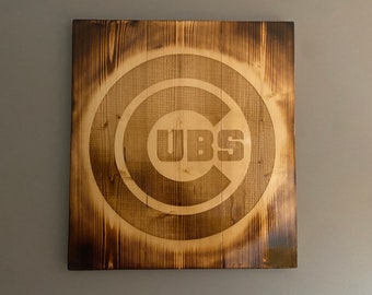 Large Sports Sign - Chicago Cubs (Free Shipping)