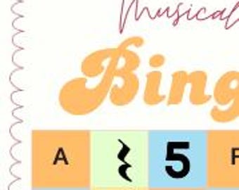Pianobingo voor beginners en gevorderden