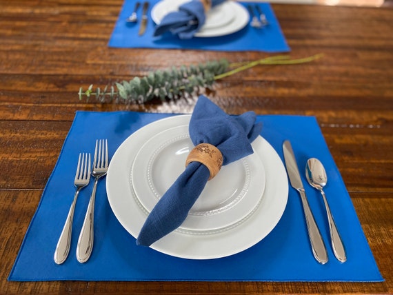 Faux Leather Placemats for Everyday Use on Dining and Kitchen 