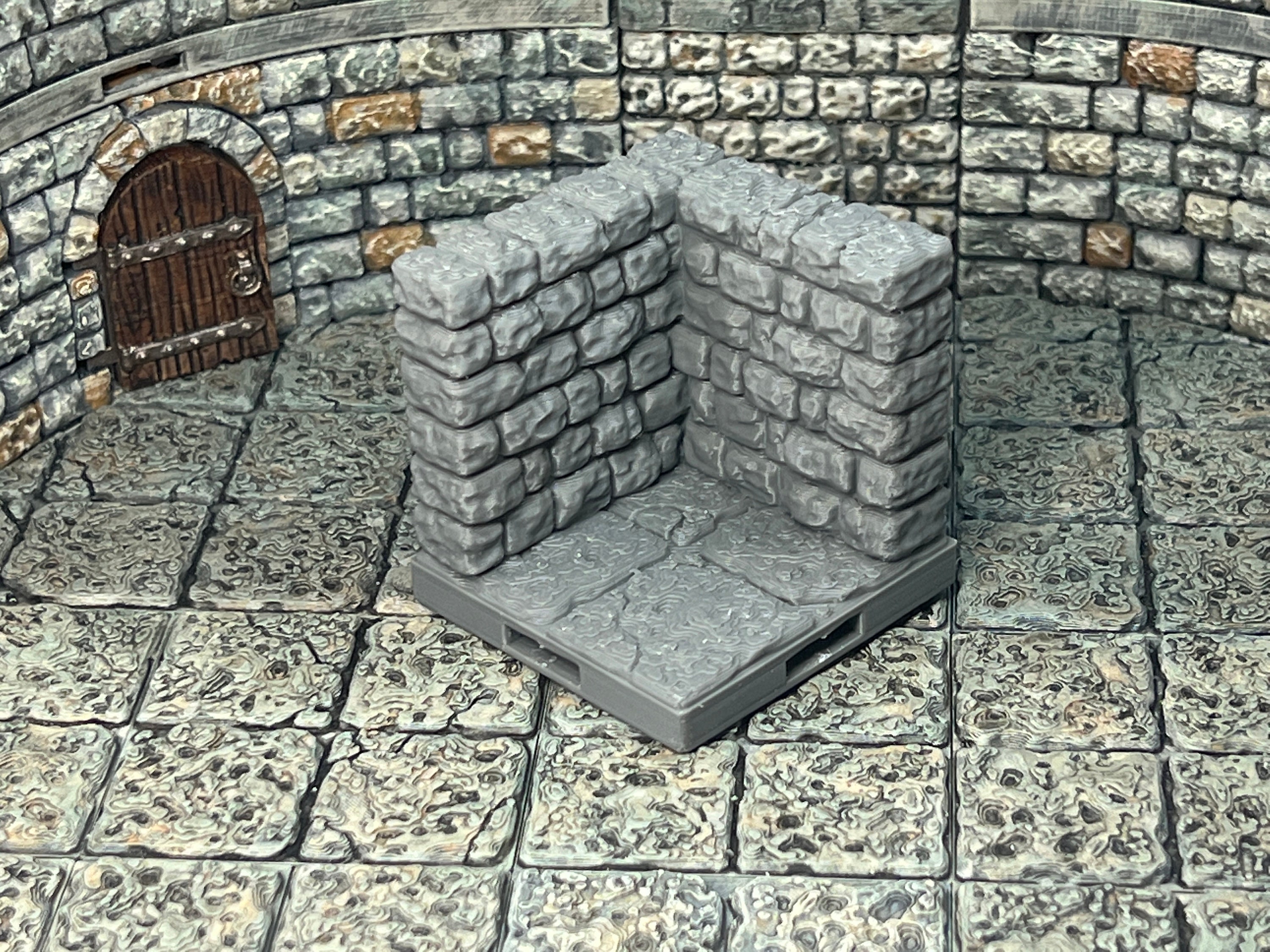 Dungeon Corners Dnd Pathfinder Dungeon Terrain Walls Etsy