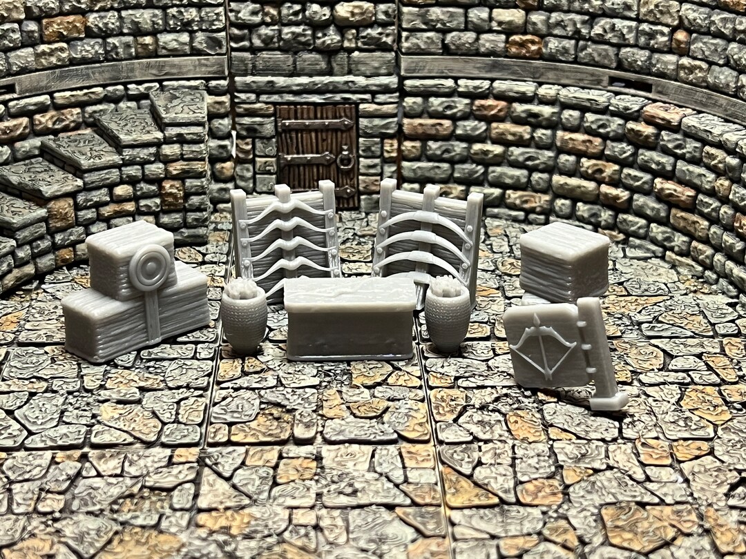 Archery Range resin Bow Maker Bowyer Dnd Pathfinder Dungeon Terrain Etsy