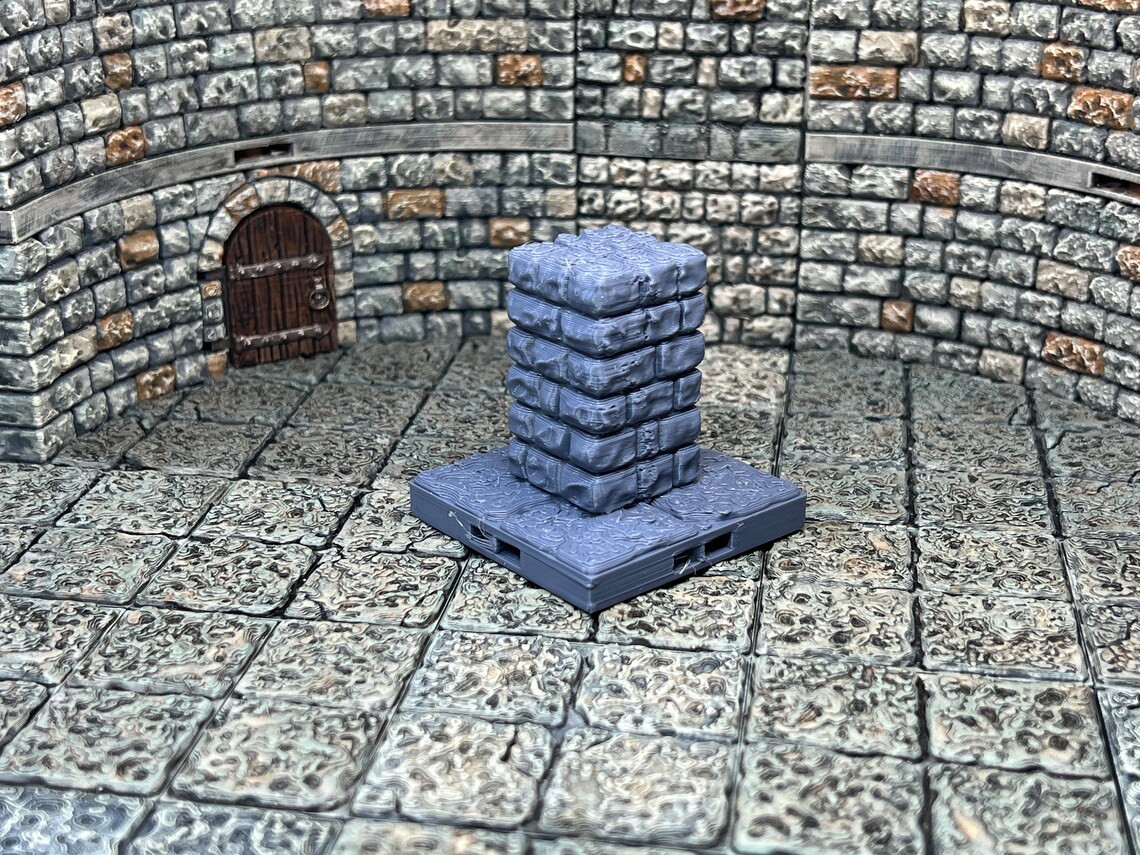 Dungeon/ Castle Pillars Dragonlock Etsy