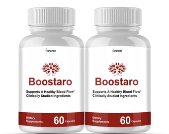 Boostaro New Advanced Formula Supplement - 2 packs 60 days supply