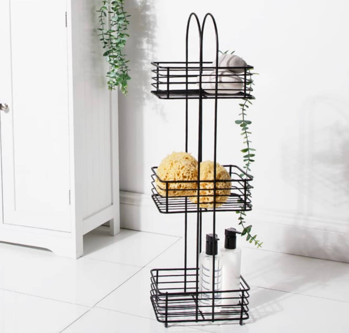 Bathroom 3 Tier Metal Caddy Bathroom Storage Display Etsy
